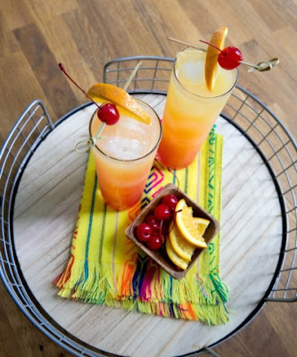 Sparkling Tequila Sunrise Cocktail Recipe