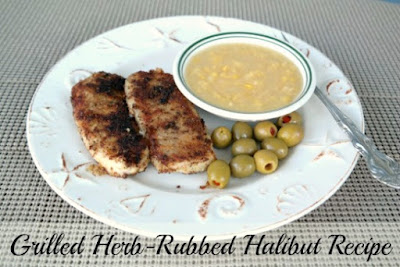 Grilled Herb-Rubbed Halibut Recipe