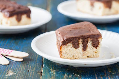 Chocolate Cardamom Poke Cake Recipe